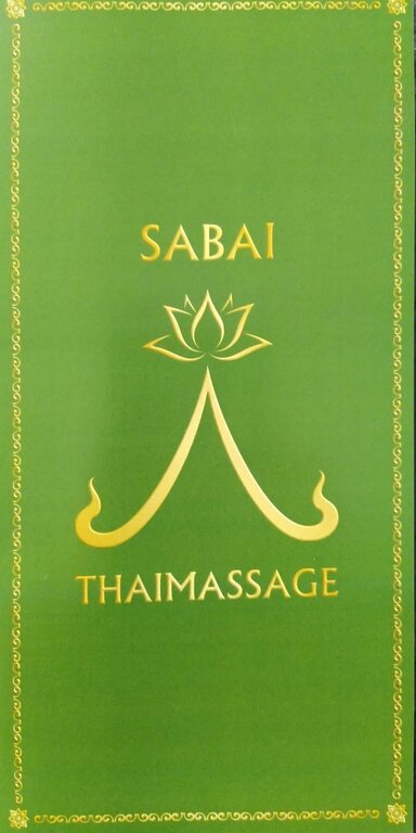 SABAI THAIMASSAGEN Foto Flyer als Werbung auf Brueser-berg.de